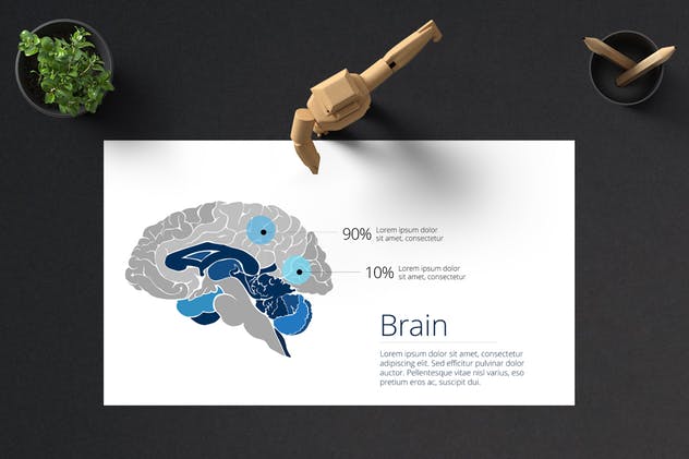 商业方案计划书PPT幻灯片模板 SAIKI Powerpoint Template插图(3)