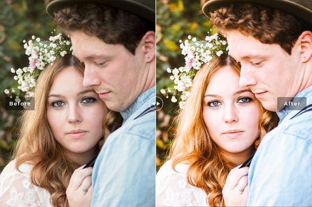 婚纱摄影照片调色滤镜LR预设 Bright & Airy Mobile & Desktop Lightroom Presets插图(3)