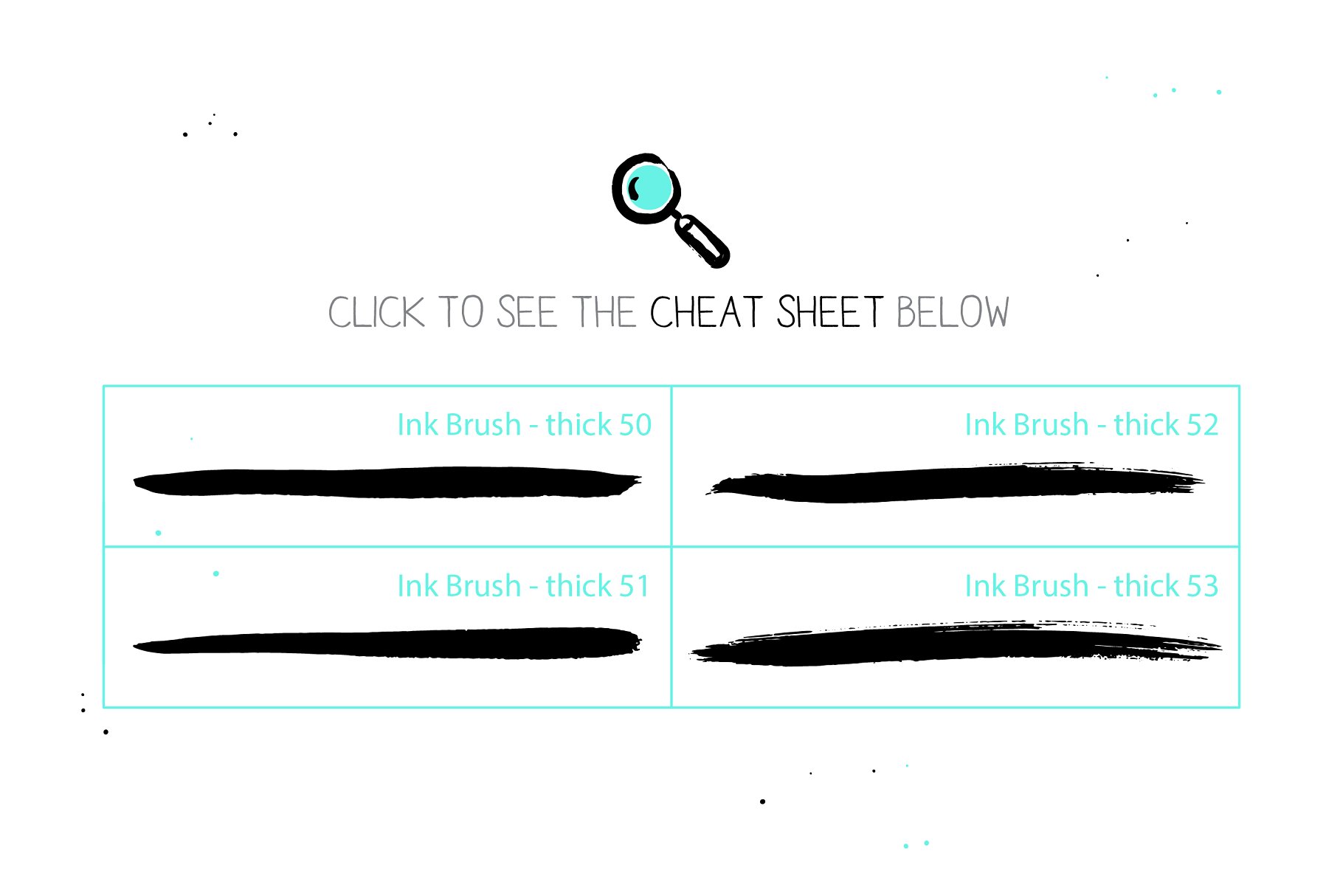 手绘毛笔画笔笔迹笔画AI笔刷 Hand-drawn ink AI brushes插图(3)