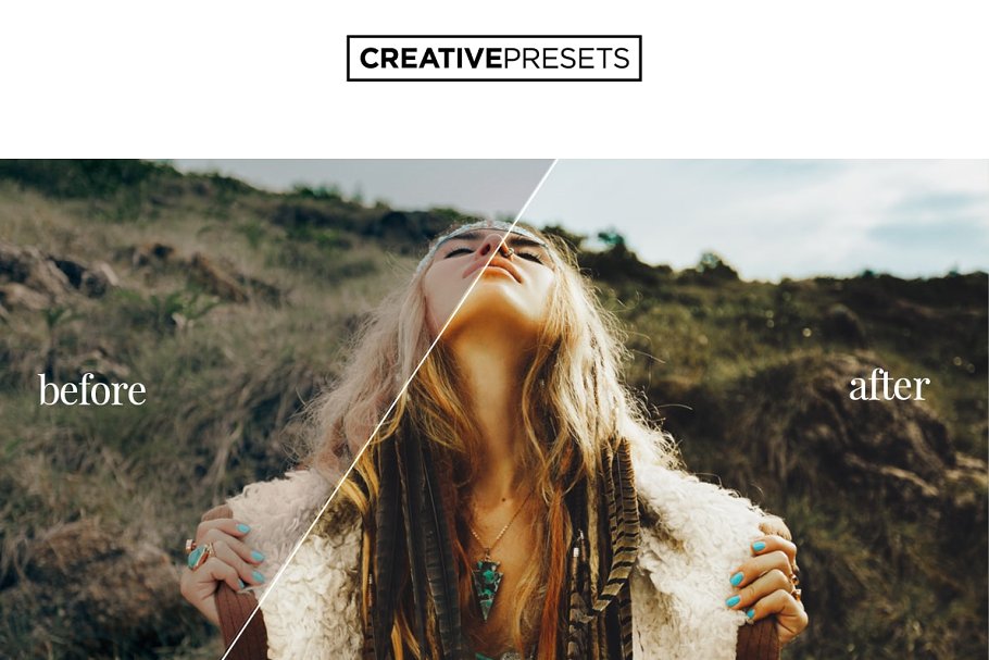 波西米亚风格色彩增强调色LR预设 Bohemian Style Lightroom Presets插图(8)