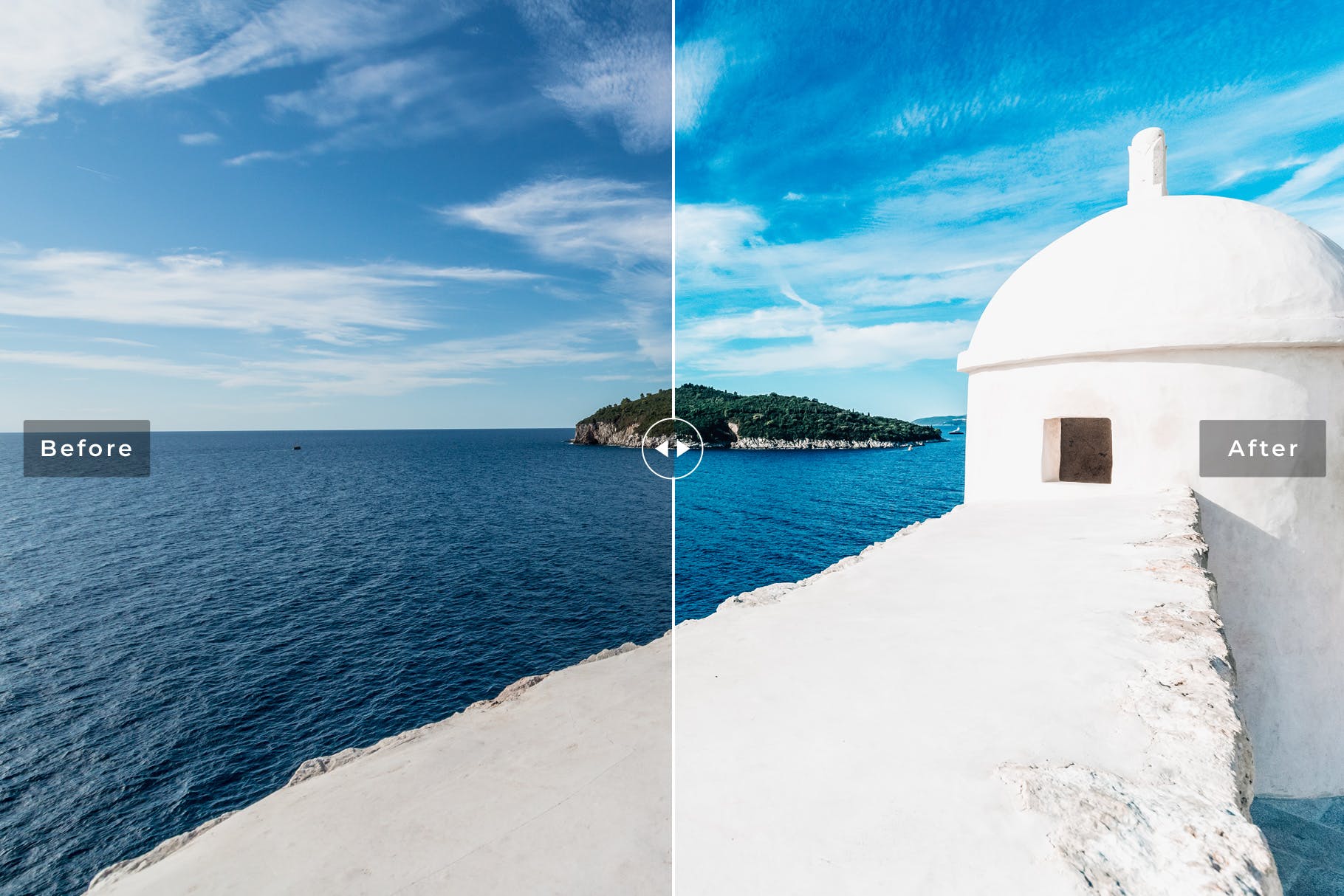 摄影爱好者必备的旅行照片调色处理素材库精选LR预设 Dubrovnik Mobile & Desktop Lightroom Presets插图(3)