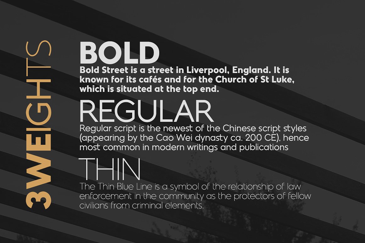 几何形状无衬线字体 Kontora typeface插图(1)