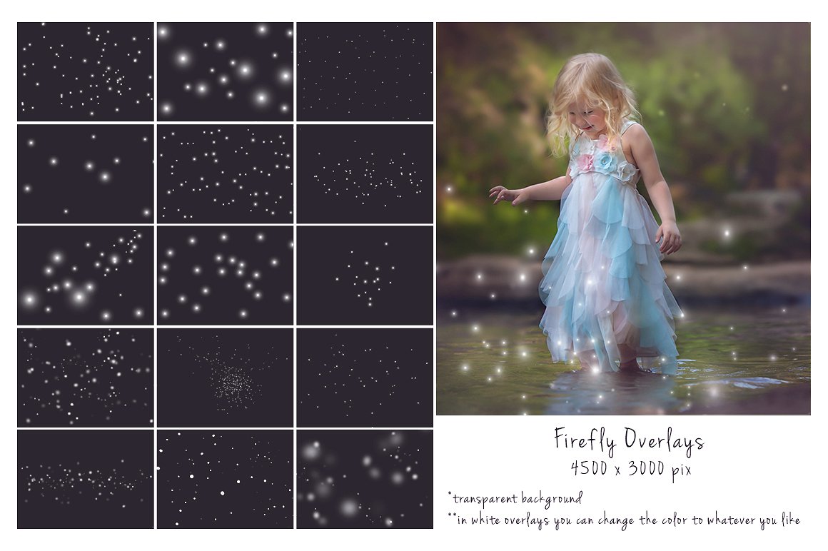 4K高清分辨率神奇萤火虫Photoshop叠层插图(1)