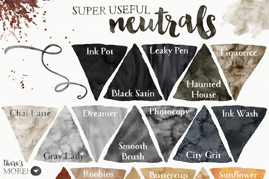 水彩插画艺术设计师工具包 Liquid Gold for Photoshop插图(9)