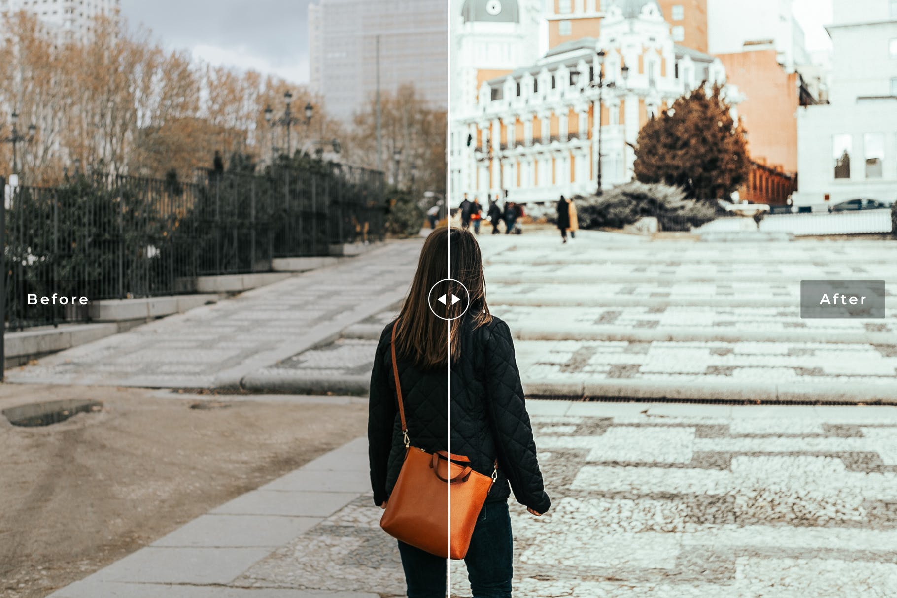 街拍时装摄影必备的调色滤镜素材库精选LR预设 Madrid Mobile & Desktop Lightroom Presets插图(2)