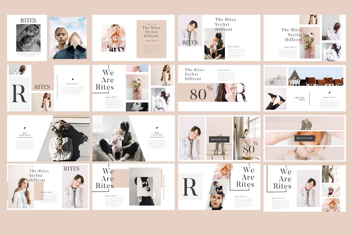 超现代和独特的谷歌幻灯片模板插图(2)