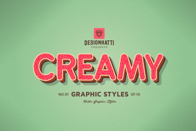 10种复古怀旧风格PS文本样式 for AI Retro Vintage Text Styles插图(7)