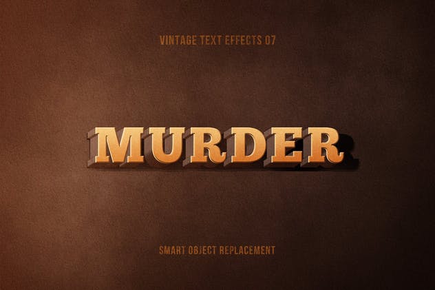 复刻电影加州梦风格文本图层样式 Retrica: Vintage Text Effects Pack插图(7)