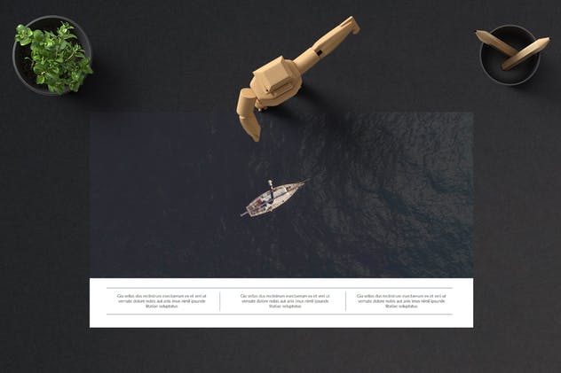 适合时尚/摄影行业的PPT幻灯片模板素材 Magazine Powerpoint Template插图(3)