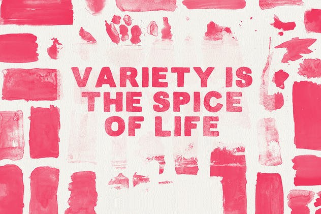 69款水彩艺术图案PS画笔笔刷 69 Watercolor Brushes for Photoshop插图(1)