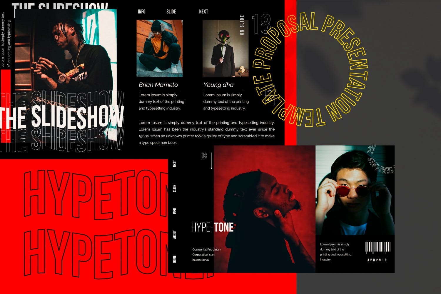 潮流服饰品牌介绍谷歌幻灯片模板 Hypetone – Google Slide插图(3)