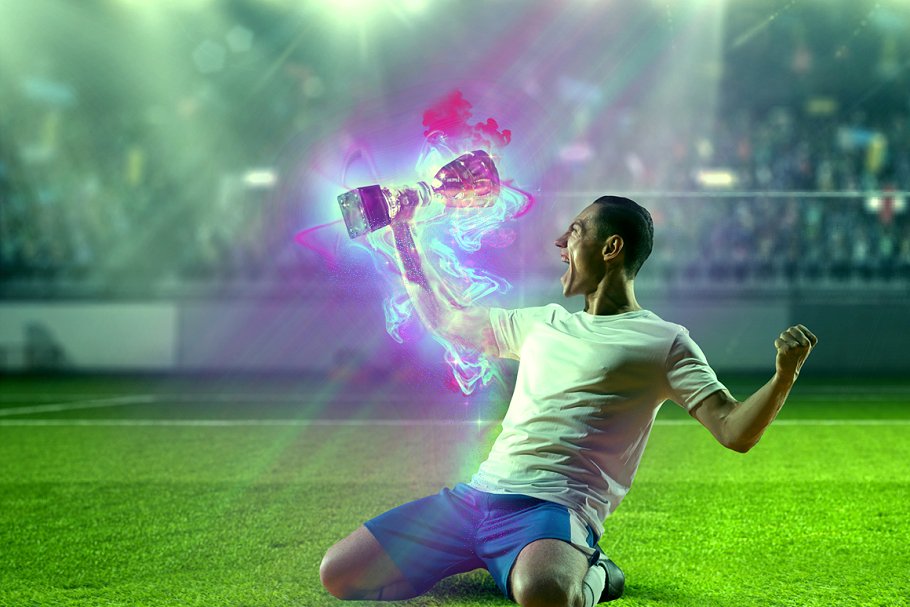 运动能量彩墨特效Photoshop动作 Energy Photoshop Action插图(6)