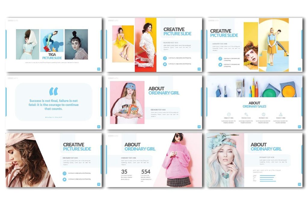 马卡龙甜美色系PPT模版下载[key]插图(3)