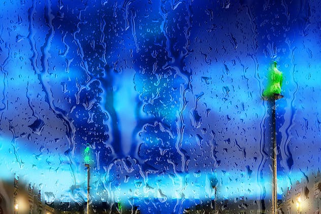 朦胧感玻璃雾面效果PS动作 Wet Glass Photoshop Action插图(13)