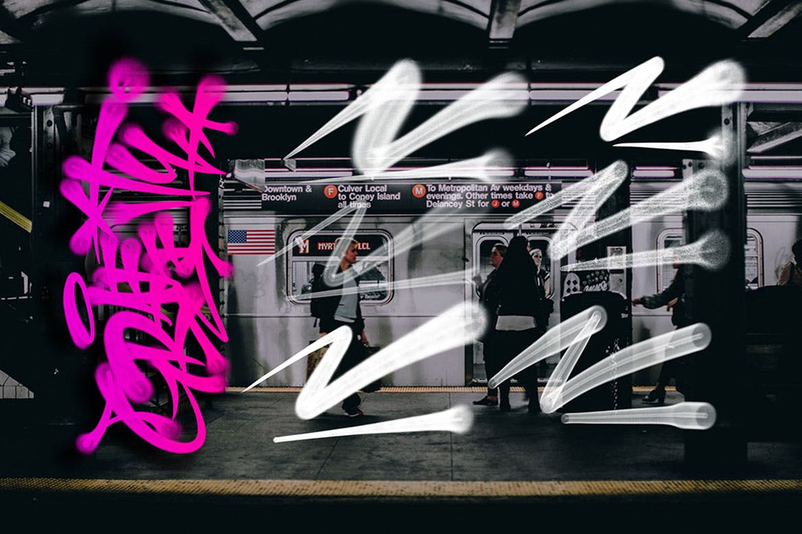 欧美街头涂鸦艺术PS笔刷下载插图(3)