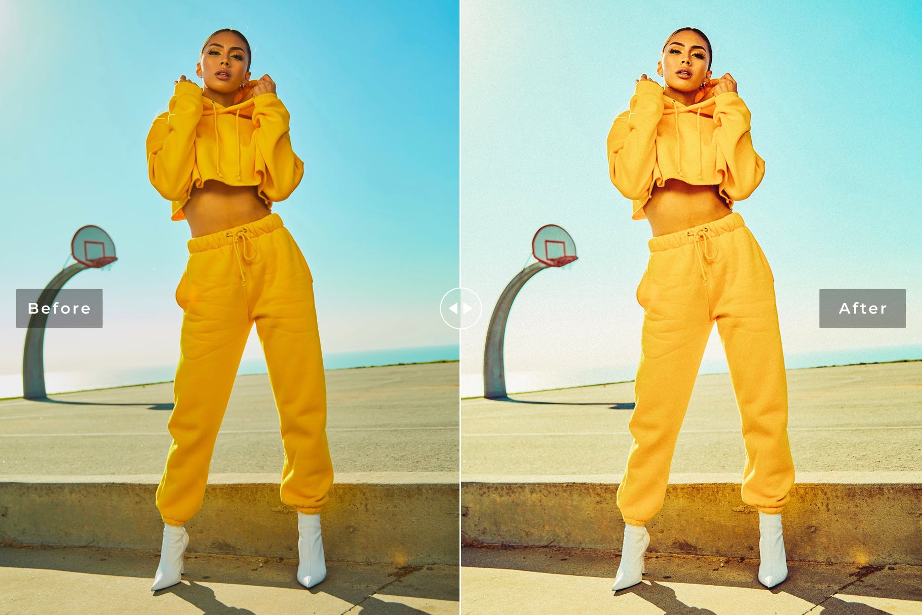 亮黄色风格人物/风景照片LR调色预设下载 Jonquil Mobile & Desktop Lightroom Presets插图(3)