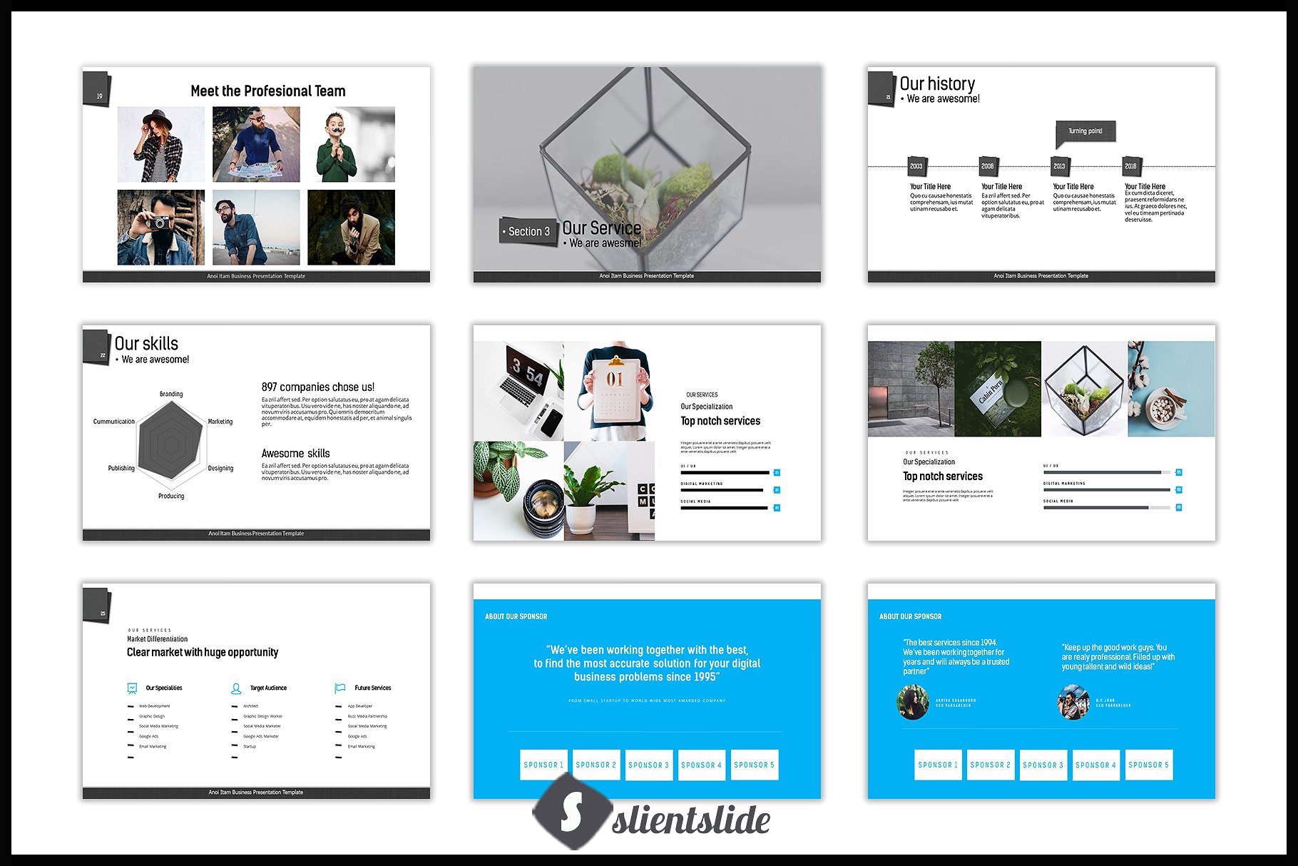Anoi Itam创意主题 Keynote 模版插图(3)