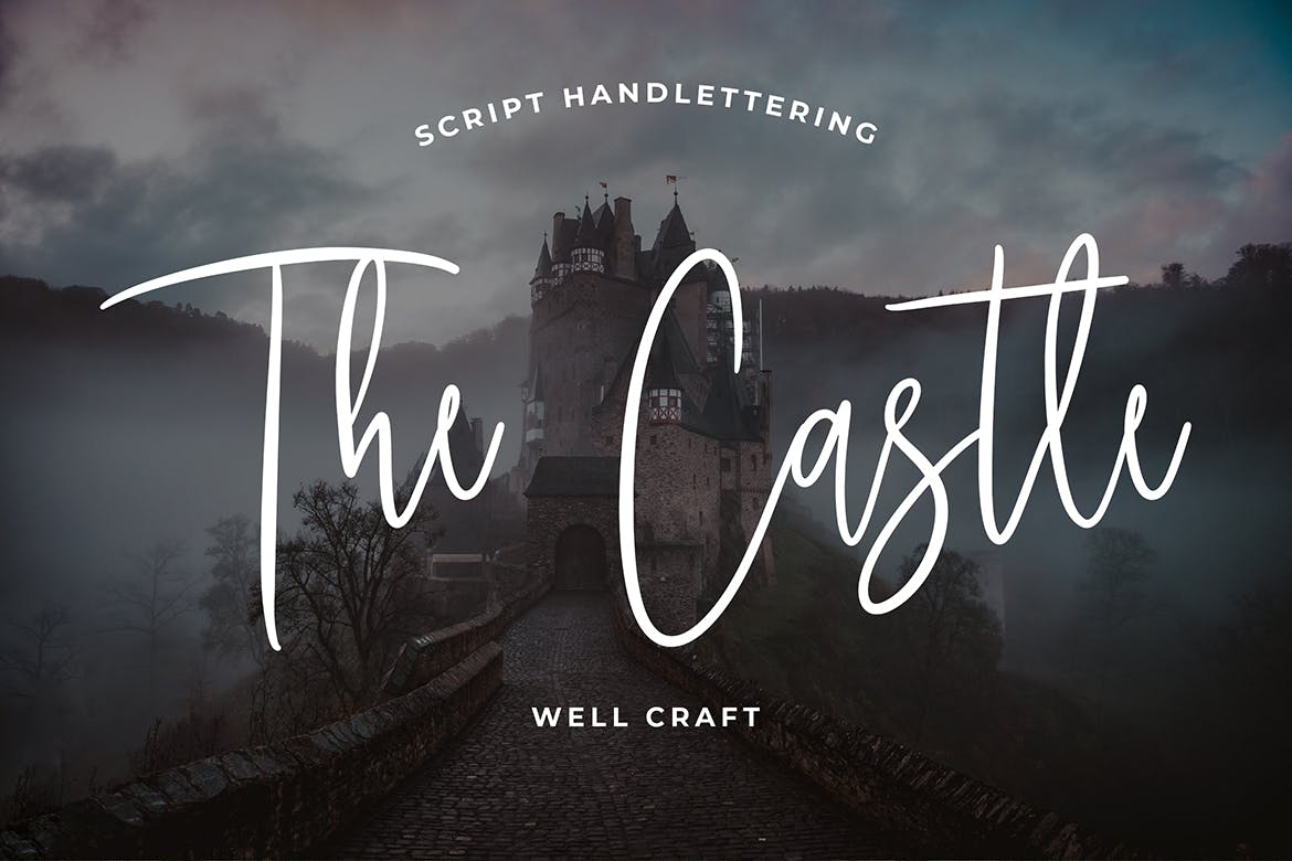 优雅风格英文硬笔书法字体素材库精选 Cinderella Beautiful Calligraphy Font插图(2)