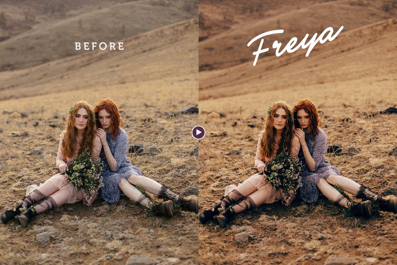 无损色调&柔和哑光效果肖像照片修图PS美颜动作 Freya Portrait Action for Photoshop插图(6)