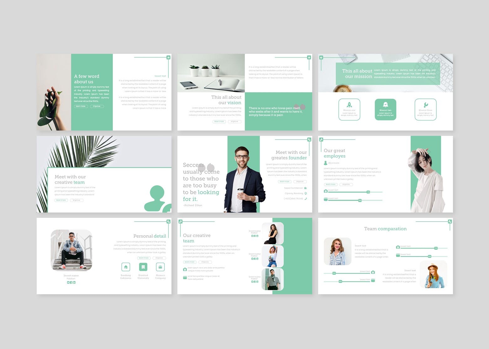 高端数码产品研发企业推广PPT幻灯片模板 Monoco – Powerpoint Template插图(2)
