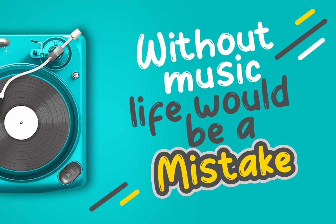 可爱有趣的英文手绘艺术字体下载 Googlynes Joy & Play插图(1)