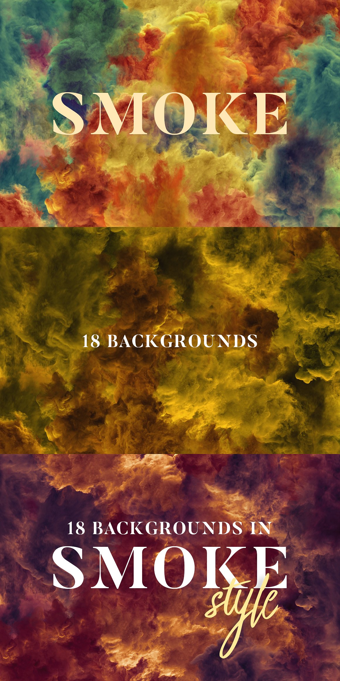 PS 彩色烟雾特效扩展包 Smoke Toolkit Extra（烟雾形状、笔刷、背景纹理）插图(7)