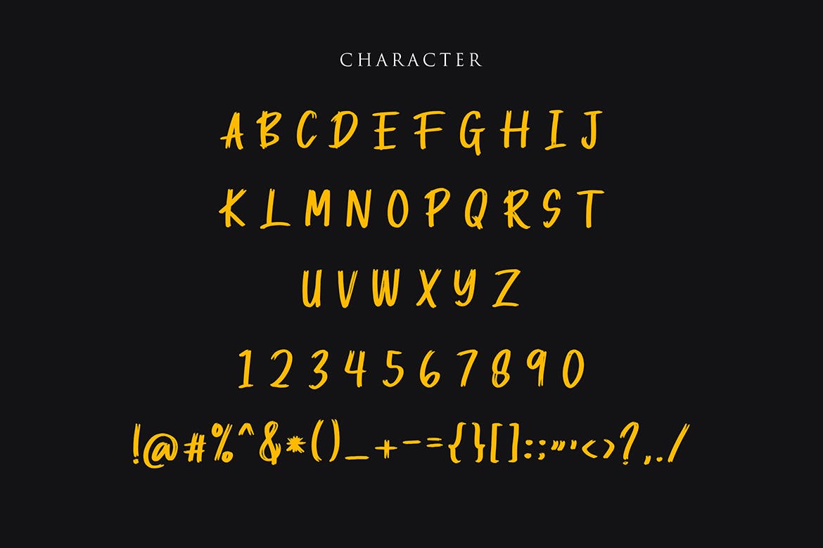 英文画笔手写字体素材库精选 Kampung Brush Handwritten Font插图(6)