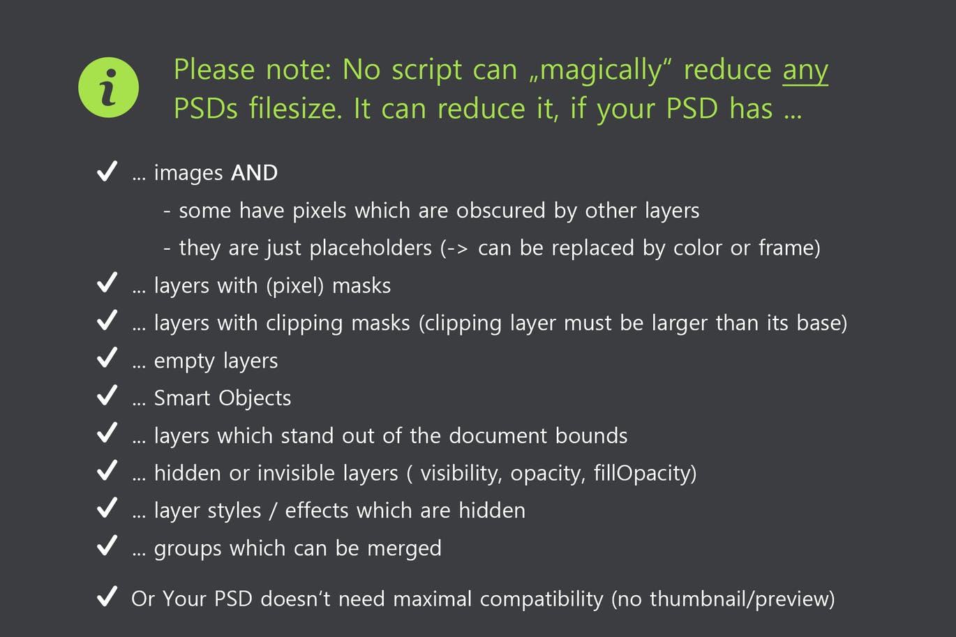 PSD文件无损压缩瘦身利器 Smaller PSD – Filesize Reduce Kit插图(4)