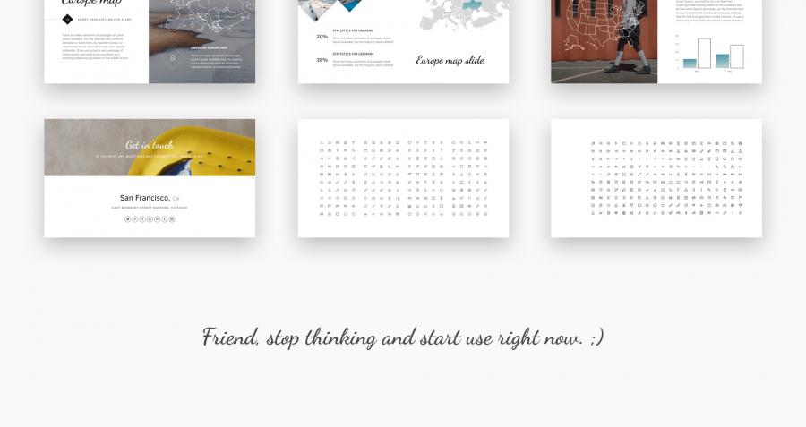 素材库下午茶：夏季旅行主题的PPT模版下载[pptx,key]插图(2)