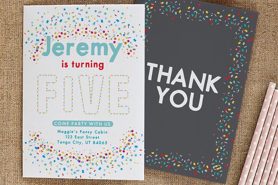 彩绘派对画笔AI笔刷 Confetti Party Illustrator Brushes插图(3)