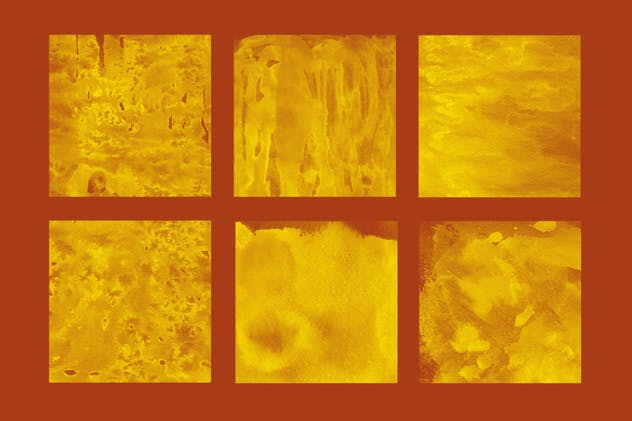 30款水彩绘画手工制作纹理肌理PS笔刷v1 30 Watercolor Texture Photoshop Brushes Vol. 1插图(2)