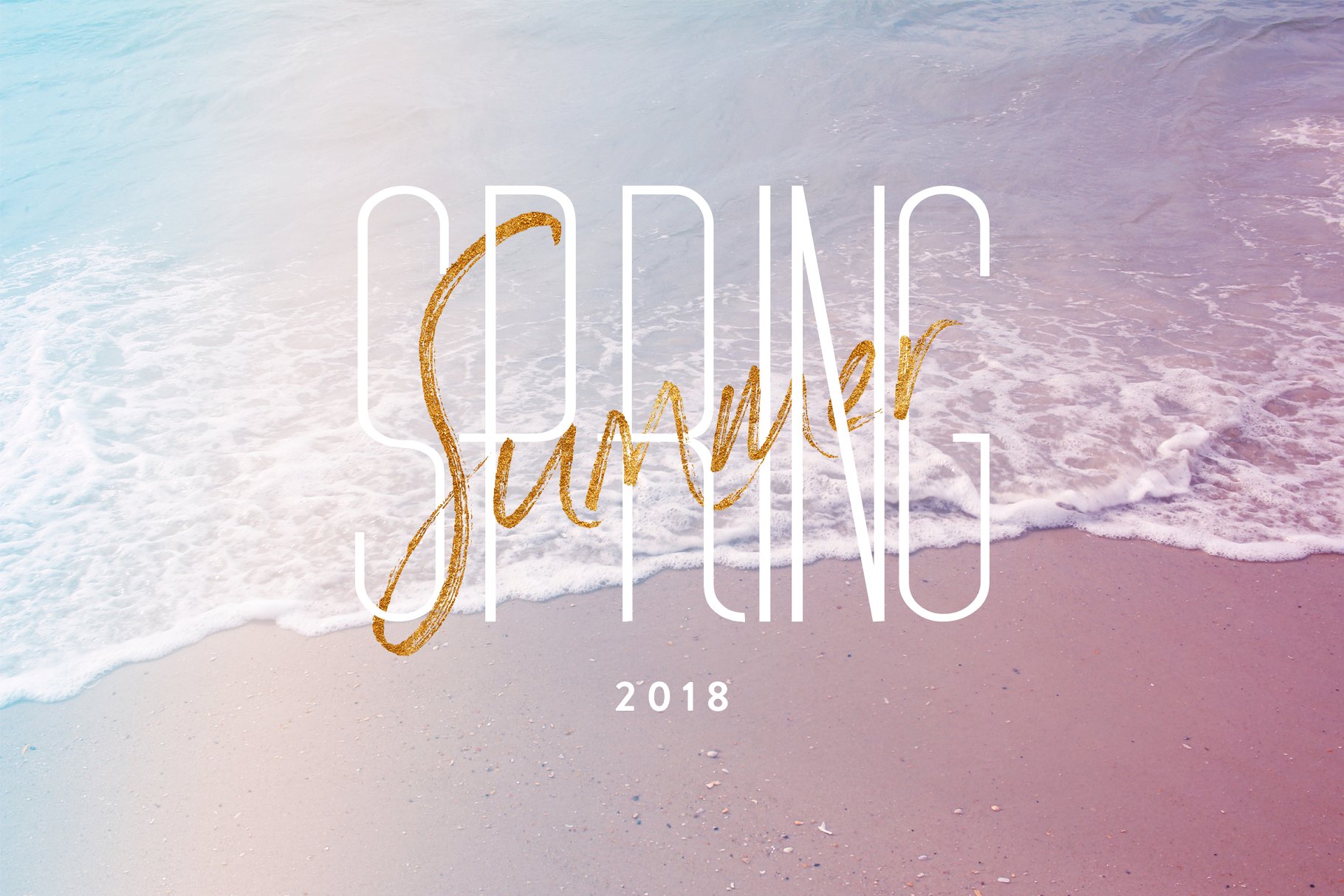 龙飞凤舞飘逸手写英文字体 Rustic Gold SVG Brush Script插图(2)