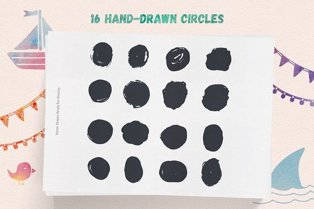 超级水彩绘画设计师工具包[ps水彩笔刷/样式/纹理] Artistic Studio: Watercolor Toolkit插图(8)