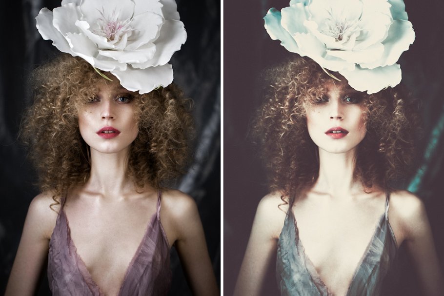 复古婚纱摄影特效PS动作 Photoshop Actions Vintage Wedding插图(10)