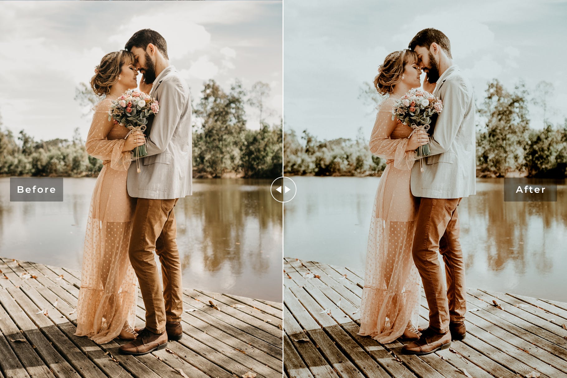 不饱和褪色暖色系照片后期处理LR调色预设 Earthy Tones Mobile & Desktop Lightroom Presets插图(2)