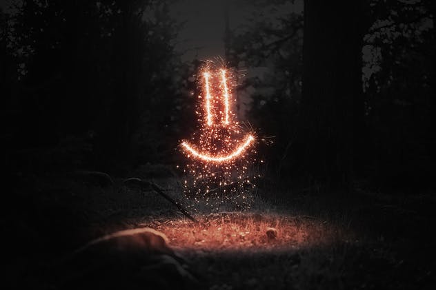 满天星火花动画特效PS动作 Sparklers Animation Photoshop Action插图(1)