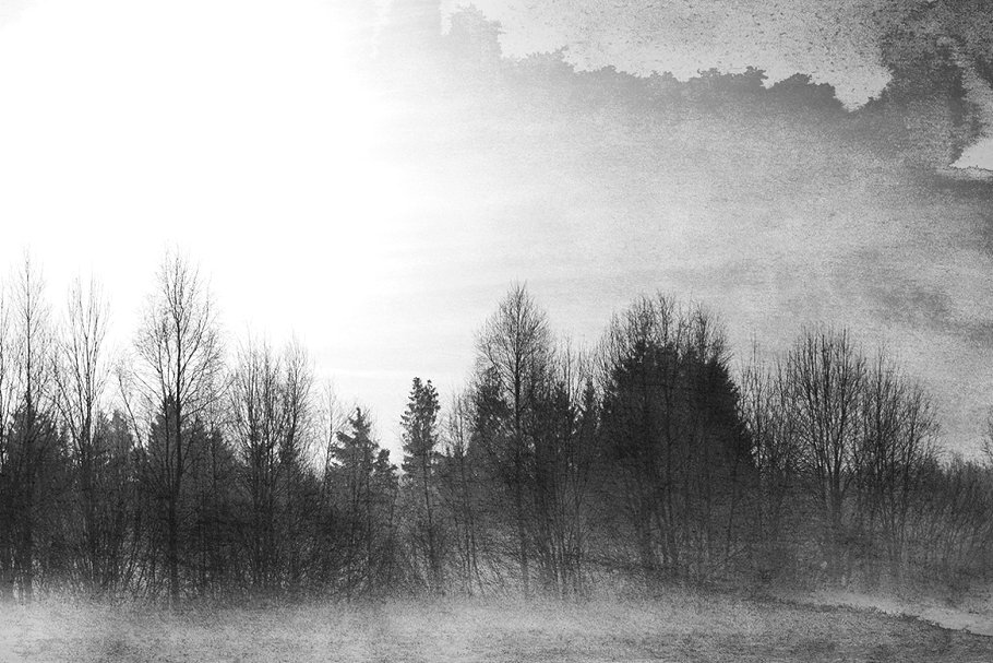 14款仿旧做旧风格油墨图层样式 14 Distressed Ink Overlays插图(2)