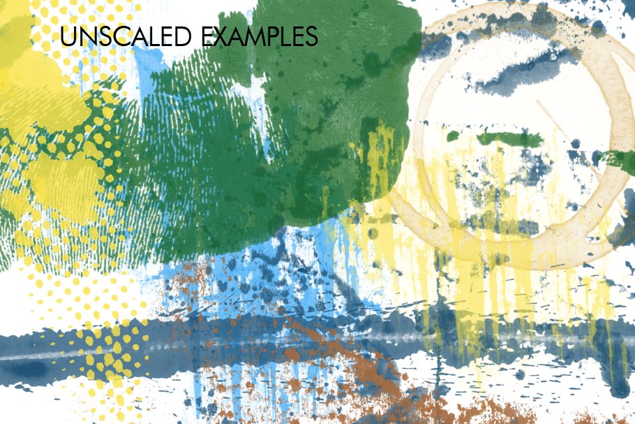 100种随性画笔笔画图案PS笔刷 100 Messy Photoshop Brushes插图(3)