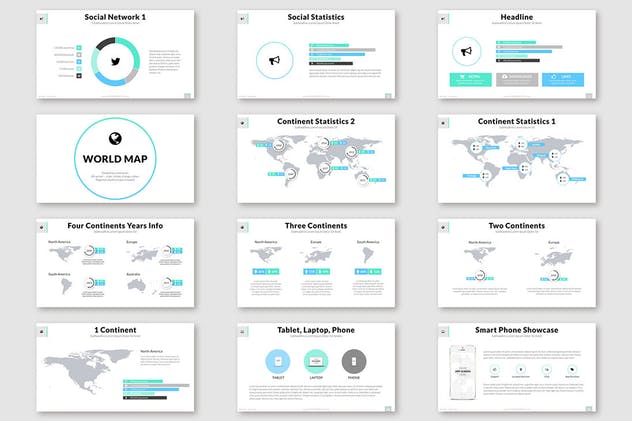 商业报告或创意设计演示Keynote幻灯片模板 Anim8 – Keynote Presentation Template插图(3)