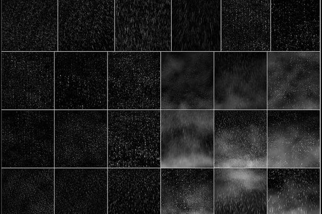 50款高分辨率雨水PS笔刷 50 Rain Photoshop Brushes插图(2)