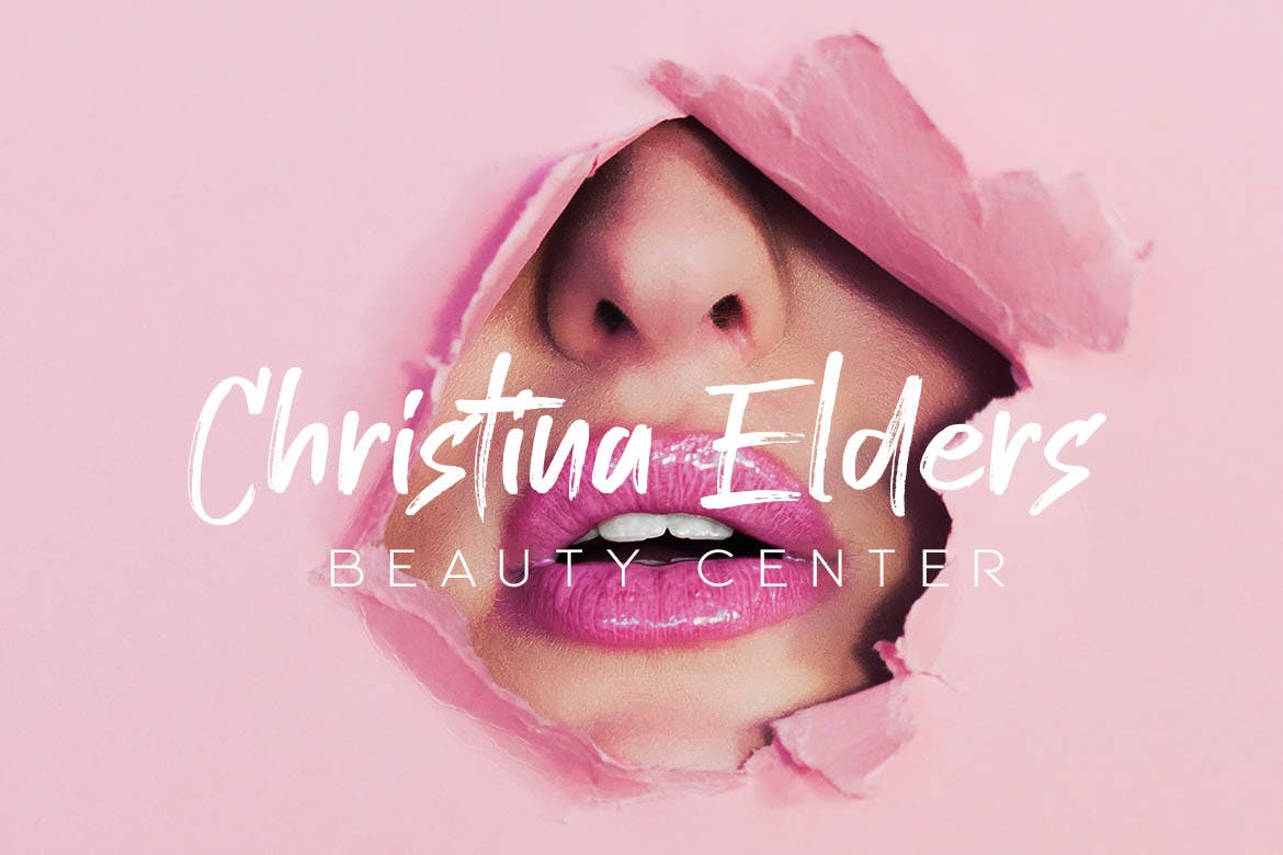 手工绘制英文笔刷字体素材库精选 Brushline Font插图(4)