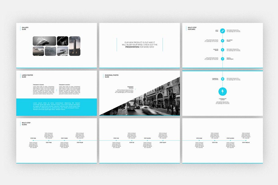 超简约 PPT 幻灯片模板 Axiom – Simple Presentation插图(6)