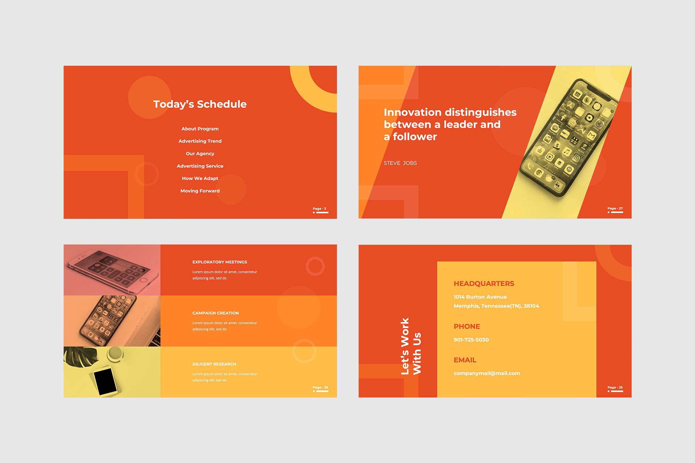 市场营销/广告业务主题素材库精选Keynote模板模板 Advertise – Keynote Presentation插图(5)