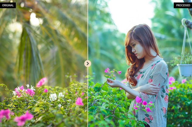 时尚外景拍摄/婚纱摄影调色滤镜Photoshop动作 Tone Collection CameraRaw Photoshop Actions插图(2)