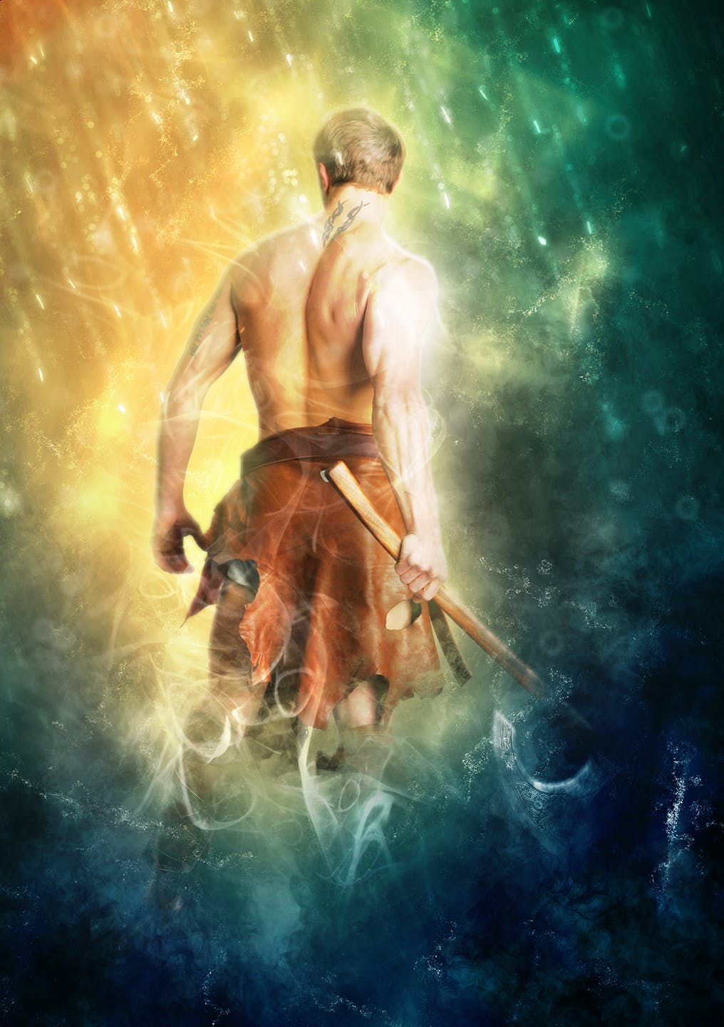 给照片添加梦幻焰火特效PS动作下载 Rebirth CS4+ Photoshop Action插图(2)