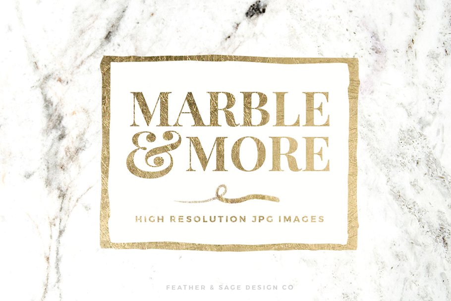 大理石&烫金锡纸纹理 Marble & More Backgrounds插图