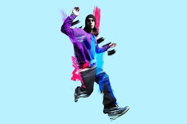 30款绘画画笔图案PS笔刷 30 Stroke Brushes插图(1)