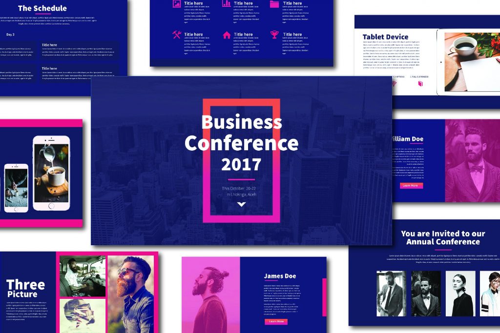 超酷色调时尚PPT模版下载[pptx]插图