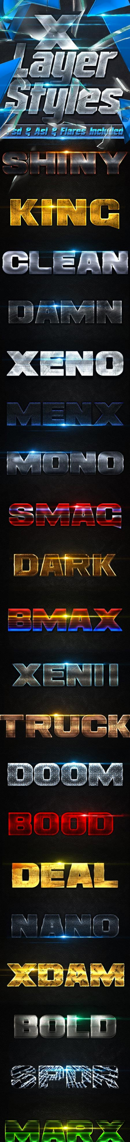 超强质感的PHOTOSHOP图层样式下载[PSD]插图