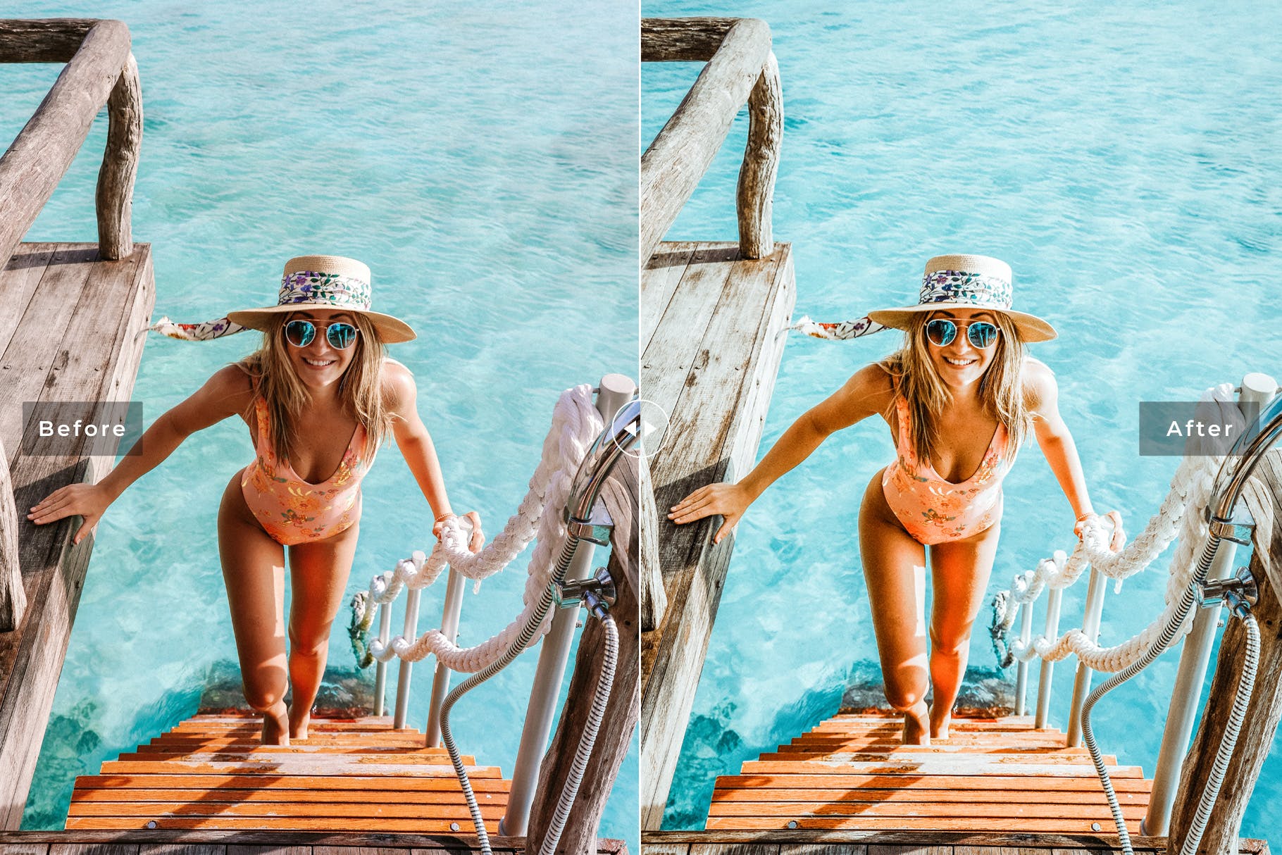 海洋海岛摄影绝配的调色滤镜素材库精选LR预设 Laguna Mobile & Desktop Lightroom Presets插图(2)